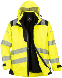 Portwest - Jacheta -in 1 HI-VIS PW3, galben, mas. S [PW365YBR-S] (PW365YBR-S)