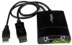 StarTech DVI-D DisplayPort Átalakító Fekete 50cm DP2DVID2 (DP2DVID2)