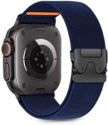 Tech-Protect Nylon Clasp óraszíj Apple Watch 42mm(S1-S3)/44mm/45mm/46mm/49mm készülékhez sötétkék (150609)