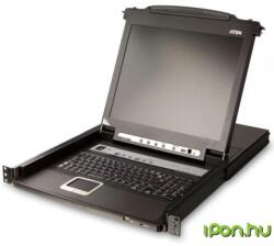 ATEN 1-Local/Remote Share Access 8-Port PS/2-USB VGA Single Rail LCD KVM over IP switch CL5708IN (CL5708IN-ATA-AG)