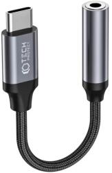 Tech-Protect USB 2.0 Type C Jack Átalakító Fekete 10cm 127805 (127805)