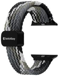 SwitchEasy Apple Watch nylon óraszíj S4-S9 42/44/45/49mm fekete-szürke (SAW459237BY24)