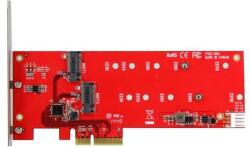 StarTech 2x M. 2 SSD Controller Card - PCIe (PEX2M2)