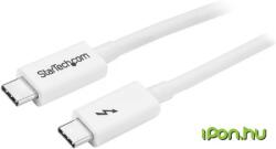 StarTech Thunderbolt 3 Összekötő Fehér 2m TBLT3MM2MW (TBLT3MM2MW)