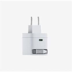 Hikvision HIKSEMI Telefon töltő (1db USB-C, USB-C kábel, EU plug) 67W (HS-HUB-GAN67(STD)/2C/67W/WHITE/EU)