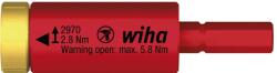 Wiha Adaptor cuplu Wiha EASYTORQUE, VDE, pentru SLIMBITS si SLIMVARIO, 2.8Nm (WH41344) - bricolaj-mag