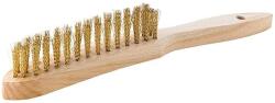 FORTIS - Perie manuala din sarma pentru neferoase, 3 randuri, 0.3mm [4317784789653] (4317784789653) - bricolaj-mag