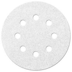 Fortis - Disc abraziv velcro alb 125mm, K120, 8 gauri, 6 bucati [4317784781336] (4317784781336) - bricolaj-mag