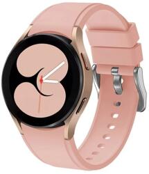 MYBANDZ Szilikon óraszíj Galaxy Watch 4-5 20mm rózsaszín-rés nélkül (36711)