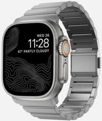 Nomad Goods Titán szíj Apple Watch 49mm/46mm/45mm/44mm/42mm ezüst (NM014858858)