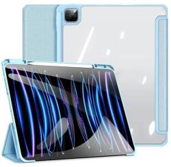 Dux Ducis Toby Smart Case mappa tok légpárnás sarok közepesen ütésálló érintőceruza tartó átlátszó hátlap Apple iPad Pro 13 (2024) kék (RS157409)