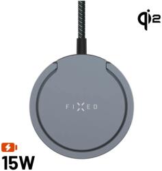 FIXED MagPad Vezeték nélküli MagSafe töltőpad 15W szürke (FIXMPADP-GR)