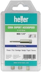Heller Carota diamantata Heller CERA EXPERT, prindere 1/4" Hex, 8 - 10mm, 3 bucati (29619)