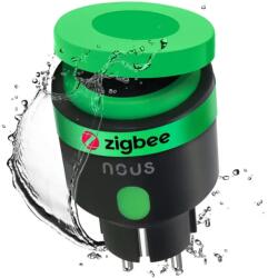 NOUS A6Z kültéri okoskonnektor fekete-zöld Zigbee (A6Z)