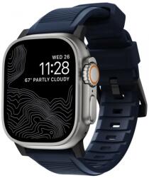Nomad Goods Rugged szíj Apple Watch Ultra 2/1 49mm 9/8/7 45mm 6/SE/5/4 44mm 3/2/1 42mm kék/fekete (NM01295785)
