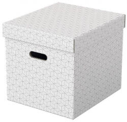 Esselte Tárolódoboz, kocka alakú, 'Home', fehér (E628288) (E628288)