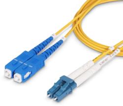 StarTech Fiber Optic LC Fiber Optic SC/UPC Átalakító Sárga 10m SMLCSC-OS2-10M (SMLCSC-OS2-10M)