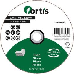 Fortis Disc taiere piatra Fortis C30S-BF41, 230x22.23x3mm (4317784704502) - bricolaj-mag Disc de taiere
