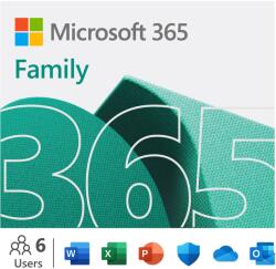 Microsoft 365 Családi verzió 1 éves angol ESD (EP2-36894)