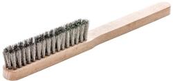 LESSMANN - Perie manuala fina din inox ondulat pe 4 randuri 15mm [126491] (126491)