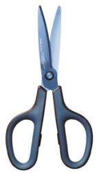 PLUS Corporation Olló, általános, 17, 5 cm, 'Fitcut Curve Premium', diplomatakék (35057) (PLUS35057)
