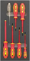 Fortis Set surubelnite Fortis, VDE, SL/PH, 7 bucati (4063726002419) - bricolaj-mag Surubelnita