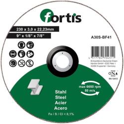 Fortis Disc taiere otel Fortis A30S-BF41, 230x22.23x3mm (4317784704311) - bricolaj-mag Disc de taiere