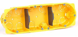 Legrand Gipszkarton doboz 3-as, 40mm mély, sárga 080043 Batibox Legrand (080043) - lumenet