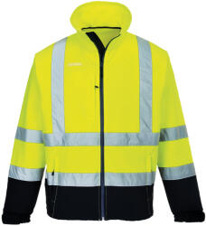 Portwest - Jacheta Softshell Contrast HI-VIS, galben/albastru, mas. L [S425YNR-L] (S425YNR-L)