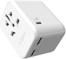 FIXED FIXCT30-1C2A Utazó GaN Adapter 1x USB-C 2x USB fehér (FIXCT30-1C2A)