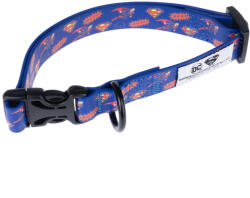 Warner Bros. Interactive DC Superman kutyanyakörv, kék, 30-46cm nyakkörfogat, Sz 20mm