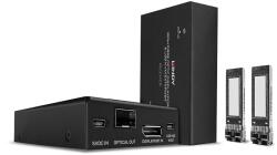 LINDY 300m Fibre Optic DisplayPort 1.2 & USB KVM Extender (39376)