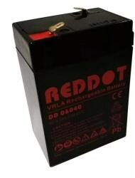 REDDOT DD06040 6V/4Ah zselés akkumulátor (DD06040)