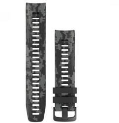 Garmin Instinct óraszíj grafit terep szilikon fekete csat (010-12854-27)