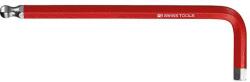 PB Swiss Tools Cheie hexagonala in L cu cap sferic PB Swiss Tools PB212 RB, 6x100mm (PB212.6RE) - bricolaj-mag Cheie imbus