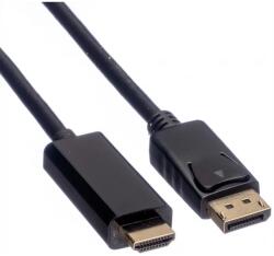 Roline DisplayPort 1.2/1.2a HDMI Átalakító Fekete 2m 11.04. 5786-10 (11.04.5786-10)