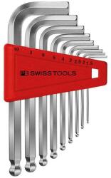 PB Swiss Tools Set chei hexagonale in L cu cap sferic PB Swiss Tools PB212, 1.5-10mm, 9 piese (PB212.H-10) - bricolaj-mag Cheie imbus