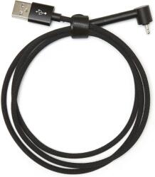 Kikkerland USB Lightning Töltő/adat Fekete 1m US200-EU (US200-EU)
