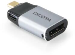 DICOTA USB 2.0 Type C Mini DisplayPort Átalakító Fekete-Ezüst 2cm D32046 (D32046)