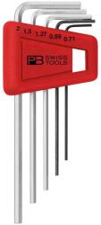 PB Swiss Tools Set chei hexagonale in L PB Swiss Tools PB210, 0.71-2mm, 5 piese (PB210.H-2) - bricolaj-mag Cheie imbus