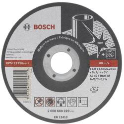 Bosch Disc taiere metal/inox Bosch Rapido, 115x22.23x1mm (2608602220) - bricolaj-mag Disc de taiere