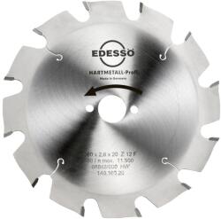 EDESSÖ Tools Panza fierastrau circular Edesso PROFI, F, 160x20x2.6mm, 12 dinti (14016020) - bricolaj-mag