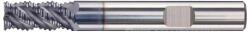 Fortis - Freza degrosare lunga DIN6527 VHM AlTiN+, tip HR, 5mm [4317784741996] (4317784741996) - bricolaj-mag