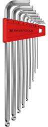 PB Swiss Tools Set chei hexagonale in L cu cap sferic PB Swiss Tools PB212, lungi, 1.5-10mm, 9 piese (PB212.LH-10) - bricolaj-mag Cheie imbus