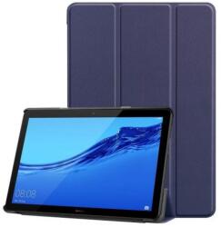  ZONE Huawei Mediapad T5 10 (10.1) mappa tok Trifold sötétkék
