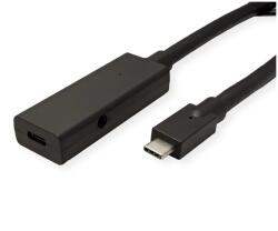 Roline USB 3.1 Type C Hosszabbító Fekete 5m 12.04. 1105 (12.04.1105)