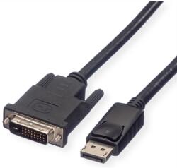 Roline DisplayPort DVI-D Átalakító Fekete 2m 11.04. 5772-20 (11.04.5772-20)
