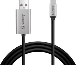 Sandberg USB 3.0 Type C DisplayPort 1.2/1.2a Átalakító Fekete 2m 136-51 (136-51)