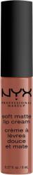 NYX Cosmetics Soft Matte Lip Cream 60 Leon rúzs, 8 ml, matt, folyékony