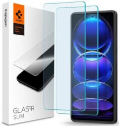 Spigen GlastR Slim kijelzővédő üveg Xiaomi Redmi Note 12 Pro 5G / 12 Pro Plus 5G / Poco X5 Pro 5G 2db átlátszó